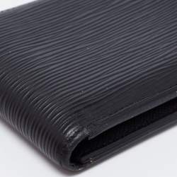 Louis Vuitton Black Epi Leather Slender Wallet