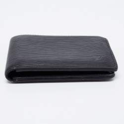 Louis Vuitton Black Epi Leather Slender Wallet