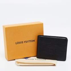 Louis Vuitton Black Epi Leather Slender Wallet