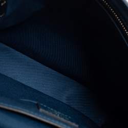 Pre Owned Louis Vuitton Blue Taiga Leather Roman PM Messenger Bag