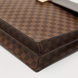 Pre Owned Louis Vuitton Damier Ebene Canvas Altona Briefcase GM
