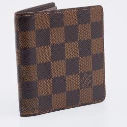 Louis Vuitton Damier Ebene Canvas Slender Wallet
