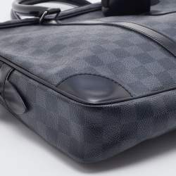 مملوكة مسبقًا Louis Vuitton Damier Graphite Canvas Porte Documents Voyage Briefcase