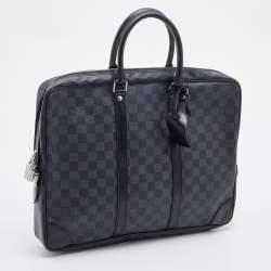مملوكة مسبقًا Louis Vuitton Damier Graphite Canvas Porte Documents Voyage Briefcase