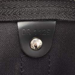 Louis Vuitton Damier Graphite Canvas and Leather Keepall Bandouliere 45 Bag