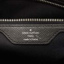 Louis Vuitton Dark Grey Taiga Leather Roman MM Bag