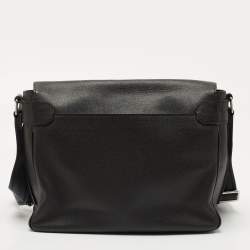 Louis Vuitton Dark Grey Taiga Leather Roman MM Bag
