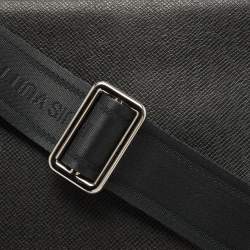 Louis Vuitton Dark Grey Taiga Leather Roman MM Bag
