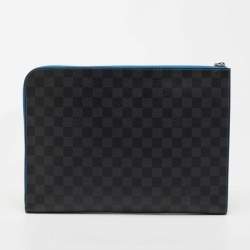 Louis Vuitton Blue Damier Graphite Canvas Pochette Jour GM 