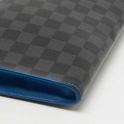 Louis Vuitton Blue Damier Graphite Canvas Pochette Jour GM 