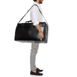 Louis Vuitton Black Epi Leather Bourget 55 Bag