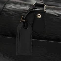 Louis Vuitton Black Epi Leather Bourget 55 Bag