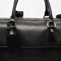 Louis Vuitton Black Epi Leather Bourget 55 Bag