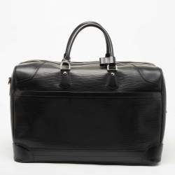 Louis Vuitton Black Epi Leather Bourget 55 Bag