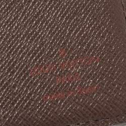 Pre Owned Louis Vuitton Damier Ebene Canvas Marco Wallet