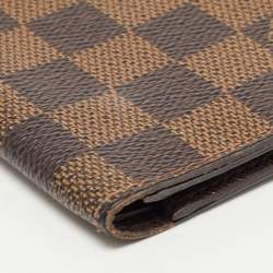 Pre Owned Louis Vuitton Damier Ebene Canvas Marco Wallet