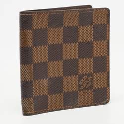 Pre Owned Louis Vuitton Damier Ebene Canvas Marco Wallet