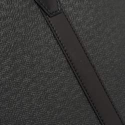 Louis Vuitton Black Taiga Leather Lozan Briefcase
