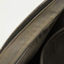 Louis Vuitton Charcoal Black Leather Utah Acoma Bag