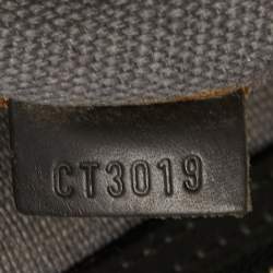 Louis Vuitton Charcoal Black Leather Utah Acoma Bag