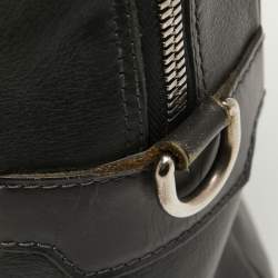 Louis Vuitton Charcoal Black Leather Utah Acoma Bag