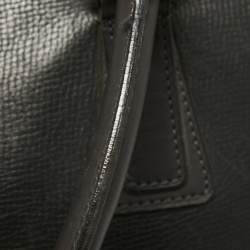 Louis Vuitton Charcoal Black Leather Utah Acoma Bag