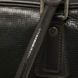 Louis Vuitton Charcoal Black Leather Utah Acoma Bag