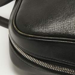 Louis Vuitton Charcoal Black Leather Utah Acoma Bag