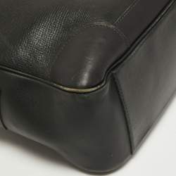Louis Vuitton Charcoal Black Leather Utah Acoma Bag