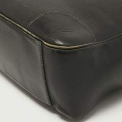 Louis Vuitton Charcoal Black Leather Utah Acoma Bag