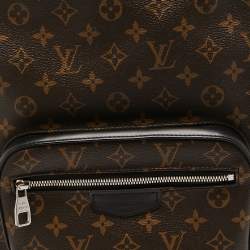 Louis Vuitton Black Monogram Macassar Canvas and Leather Josh Backpack