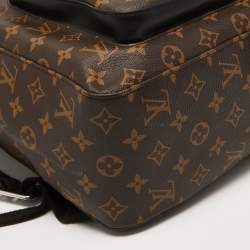 Louis Vuitton Black Monogram Macassar Canvas and Leather Josh Backpack