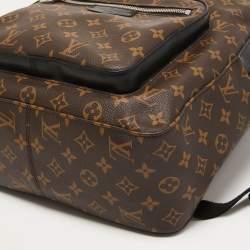 Louis Vuitton Black Monogram Macassar Canvas and Leather Josh Backpack