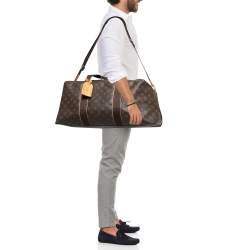 Louis Vuitton Duffel GM Weekender Beaubourg Boston Travel Bag With Strap