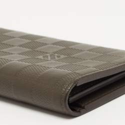 Louis Vuitton Olive Green Damier Infini Leather Brazza Wallet