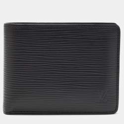 Louis Vuitton Black Epi Leather Multiple Wallet Louis Vuitton