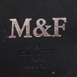 Pre Owned Louis Vuitton Black Damier Infini Leather Brazza Wallet