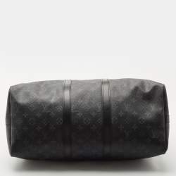 Louis Vuitton Monogram Eclipse Canvas Keepall Bandoulière 45 