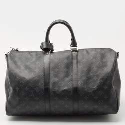 Louis Vuitton Monogram Eclipse Canvas Keepall Bandoulière 45 