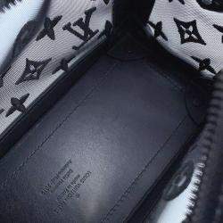Pre Owned Louis Vuitton Black Monogram Mesh Soft Trunk Shoulder Bag