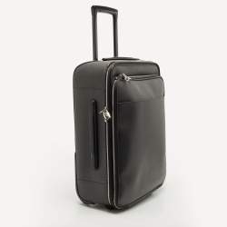 مملوكة مسبقًا Louis Vuitton Black Taiga Leather Pegase Legere 55 Business Suitcase