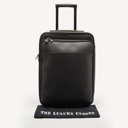 مملوكة مسبقًا Louis Vuitton Black Taiga Leather Pegase Legere 55 Business Suitcase