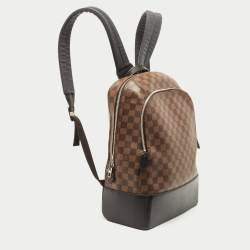 Louis Vuitton Black Damier Ebene Canvas and Leather Jake Backpack 