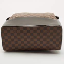 Louis Vuitton Black Damier Ebene Canvas and Leather Jake Backpack 