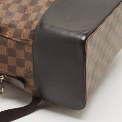 Louis Vuitton Black Damier Ebene Canvas and Leather Jake Backpack 