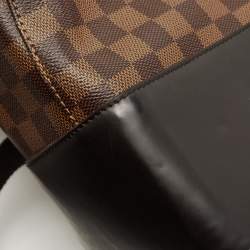 Louis Vuitton Black Damier Ebene Canvas and Leather Jake Backpack 