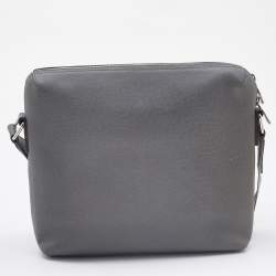 Louis Vuitton Grey Taiga Leather Grigori PM Messenger Bag
