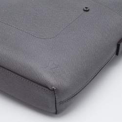 Louis Vuitton Grey Taiga Leather Grigori PM Messenger Bag