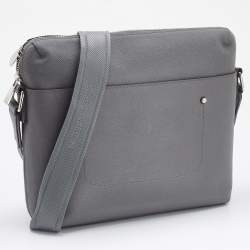 Louis Vuitton Grey Taiga Leather Grigori PM Messenger Bag
