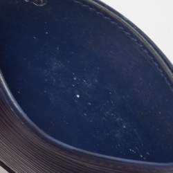 Pre Owned Louis Vuitton Indigo Epi Leather Card Holder